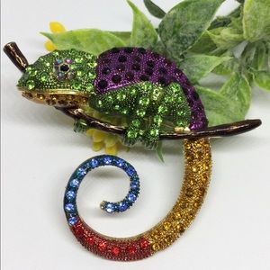 Chameleon Brooch